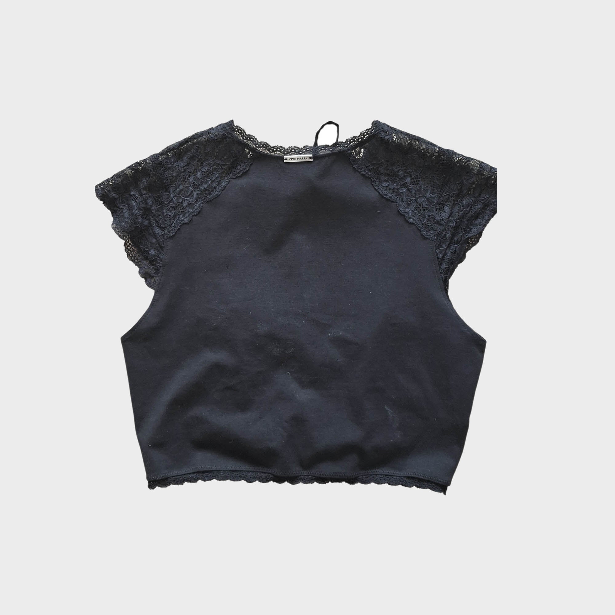 Mistress Lace Cropped Top One of One Size S