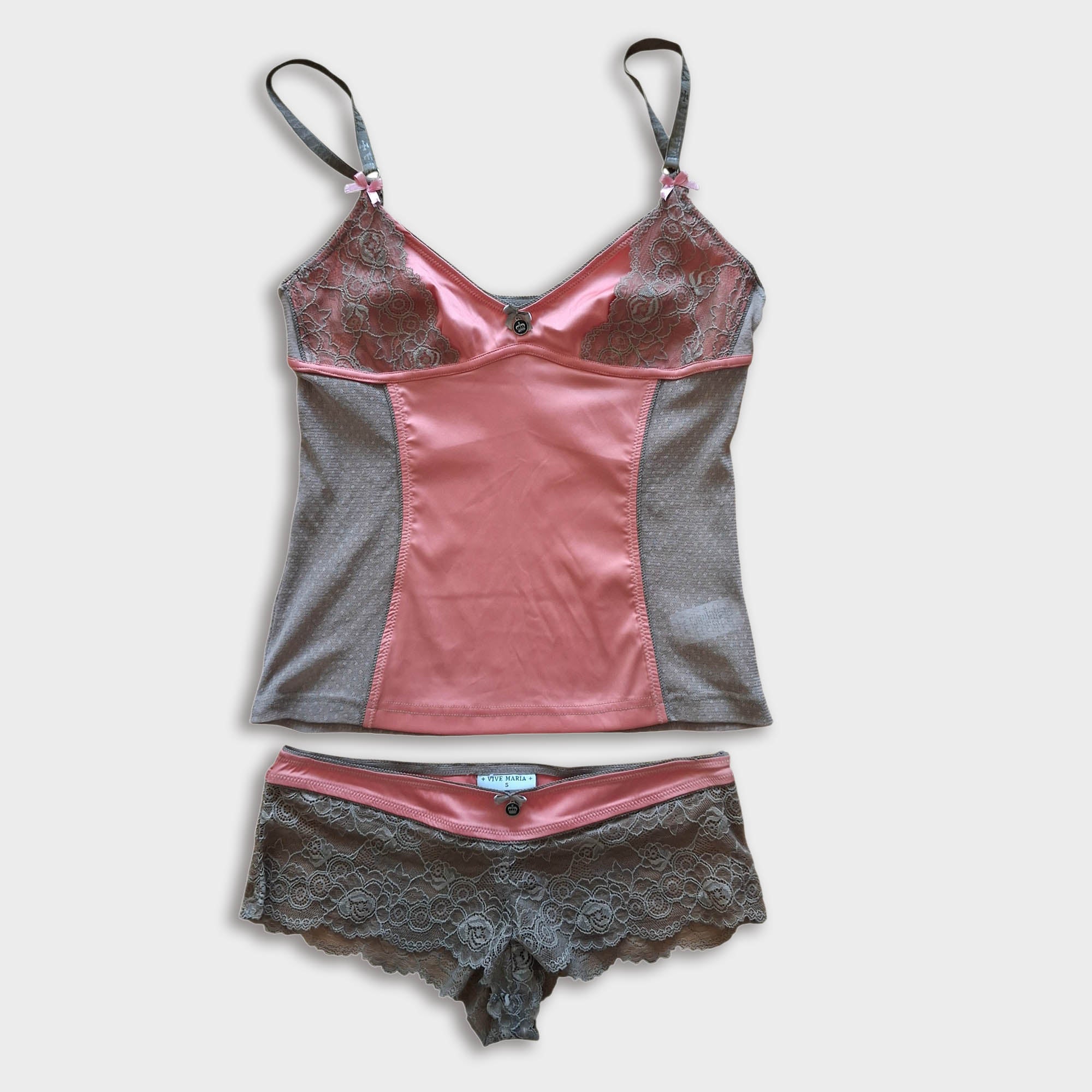 Peach Love Satin Set 1 of 1 size s