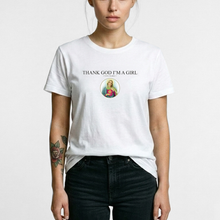 Thank God Girl basic shirt white