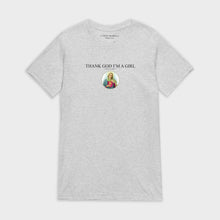 Thank God Girl basic shirt gray