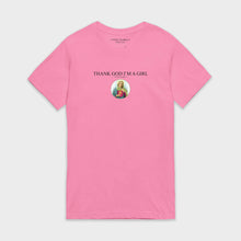 Thank God Girl basic shirt pink