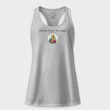 Thank God Girl Tank top gray