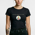 Thank God Girl basic shirt black