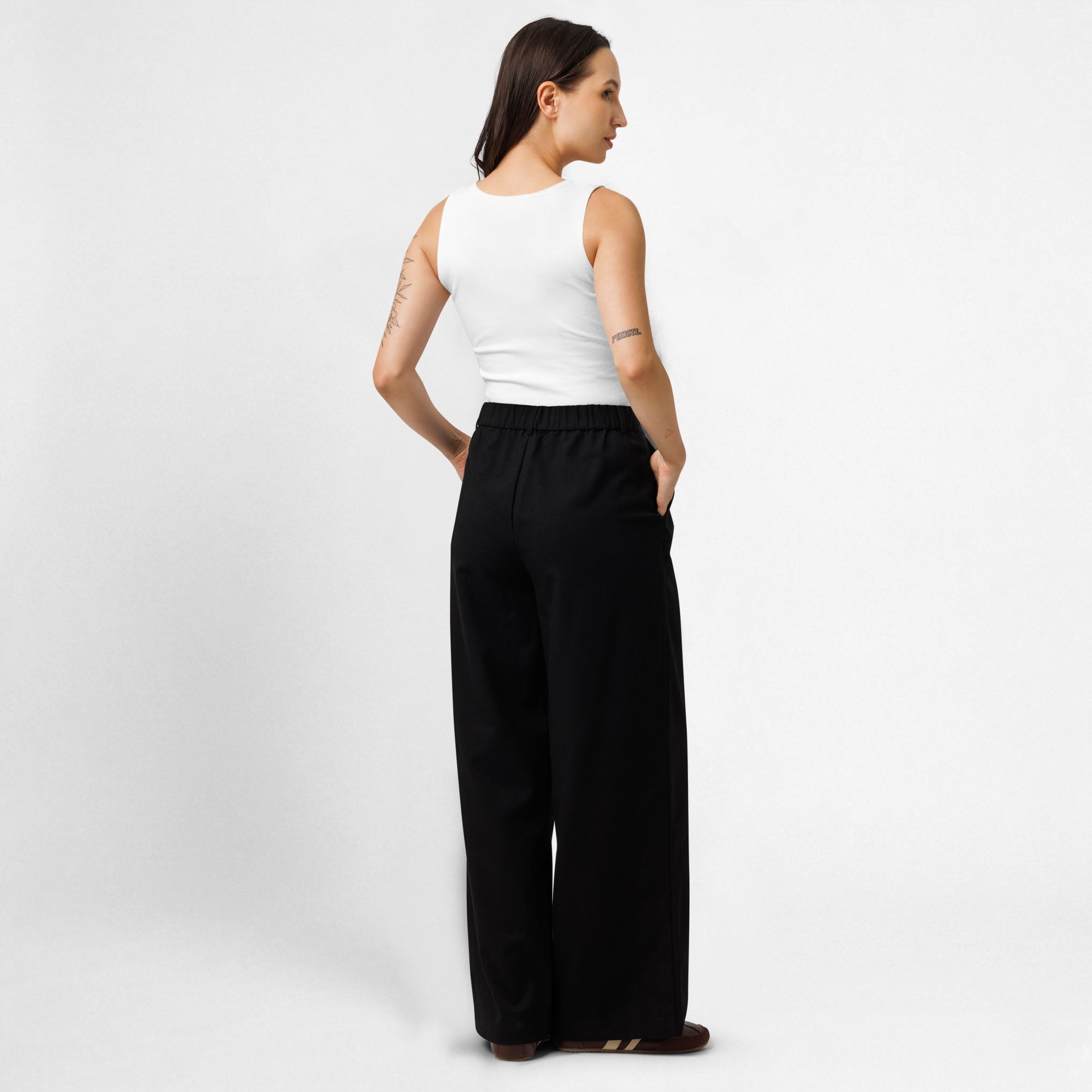 Thank God Girl crop top white