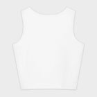 Thank God Girl crop top white