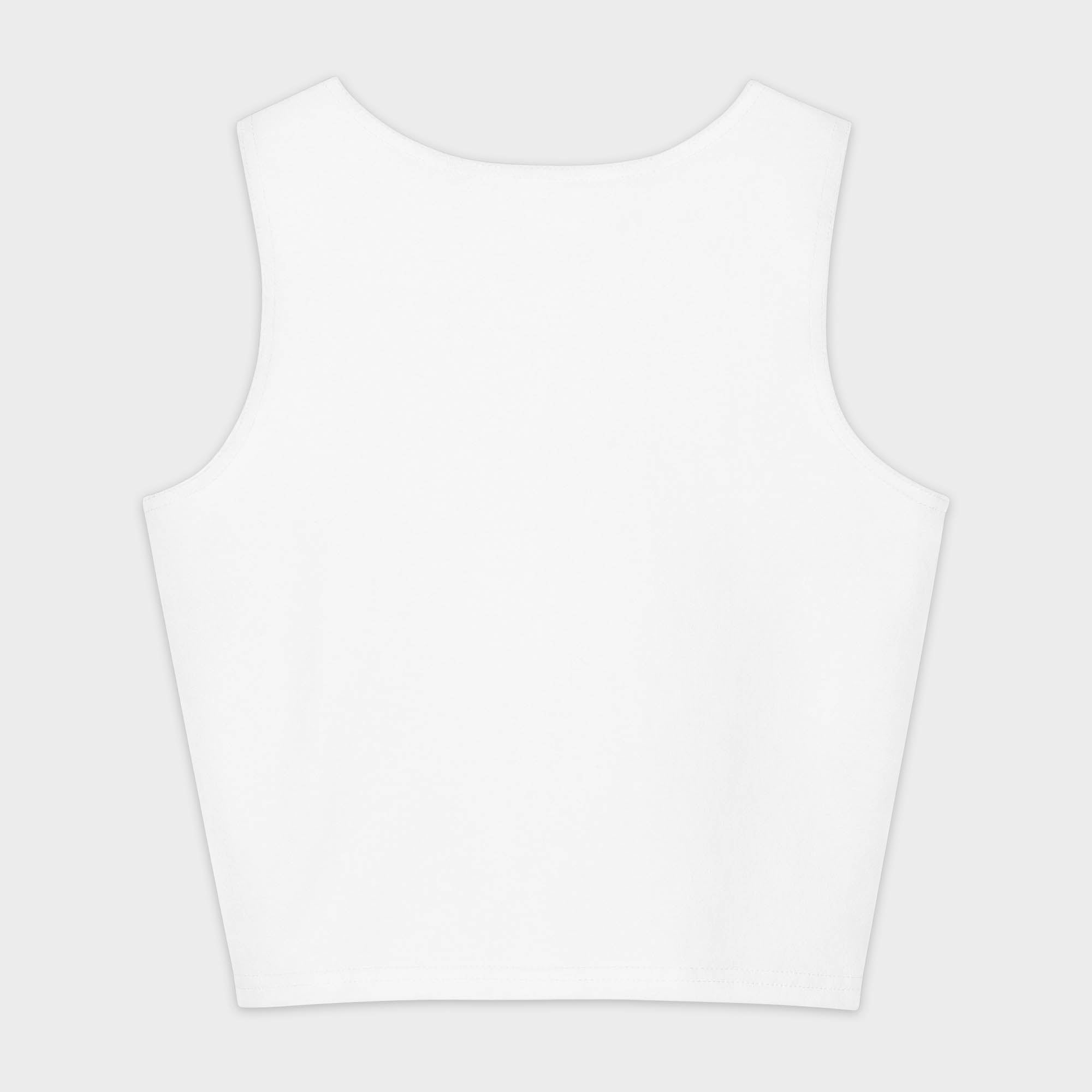 Thank God Girl crop top white
