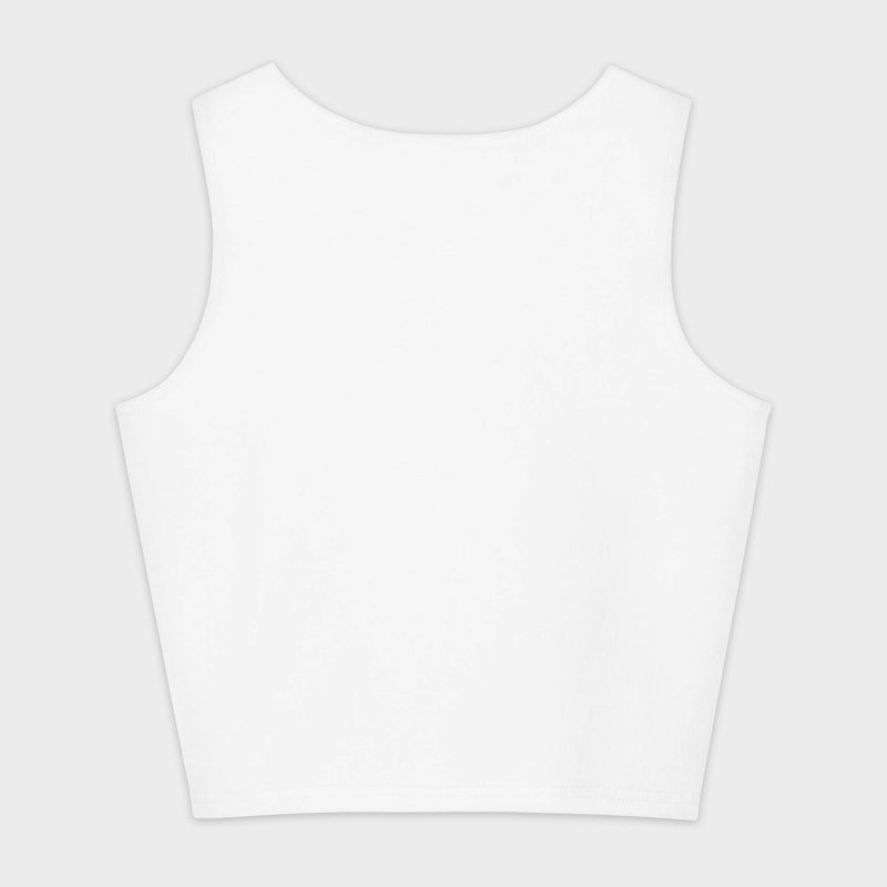 Thank God Girl crop top white