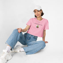 Thank God Girl crop shirt pink