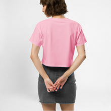 Thank God Girl crop shirt pink