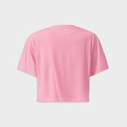Thank God Girl crop shirt pink