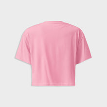 Thank God Girl crop shirt pink