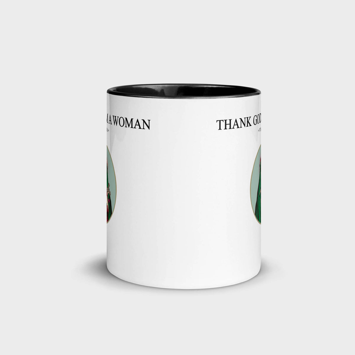 Thank God I'm a Woman Glossy Mug