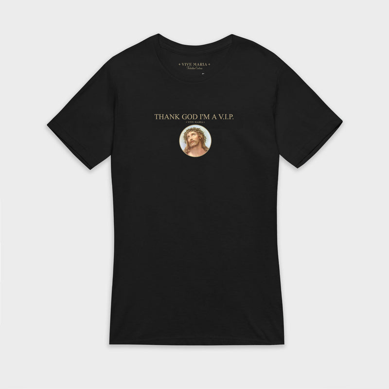 Thank God VIP basic shirt black