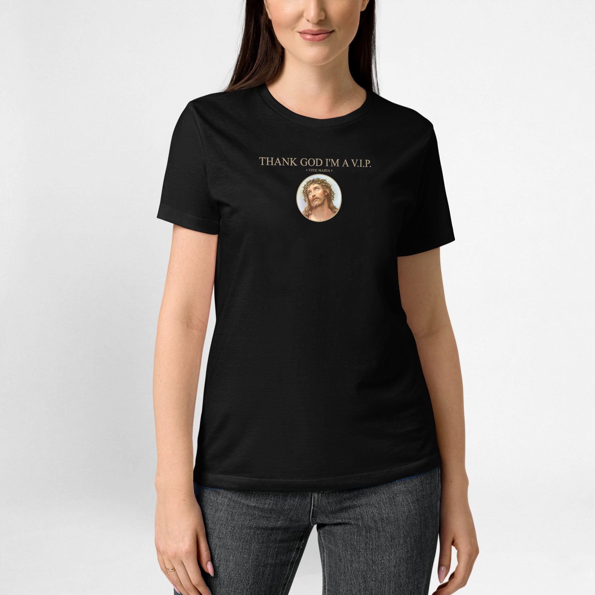 Thank God VIP basic shirt black