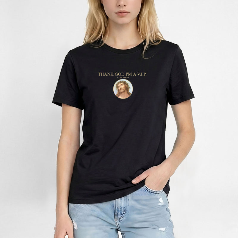 Thank God VIP basic shirt black