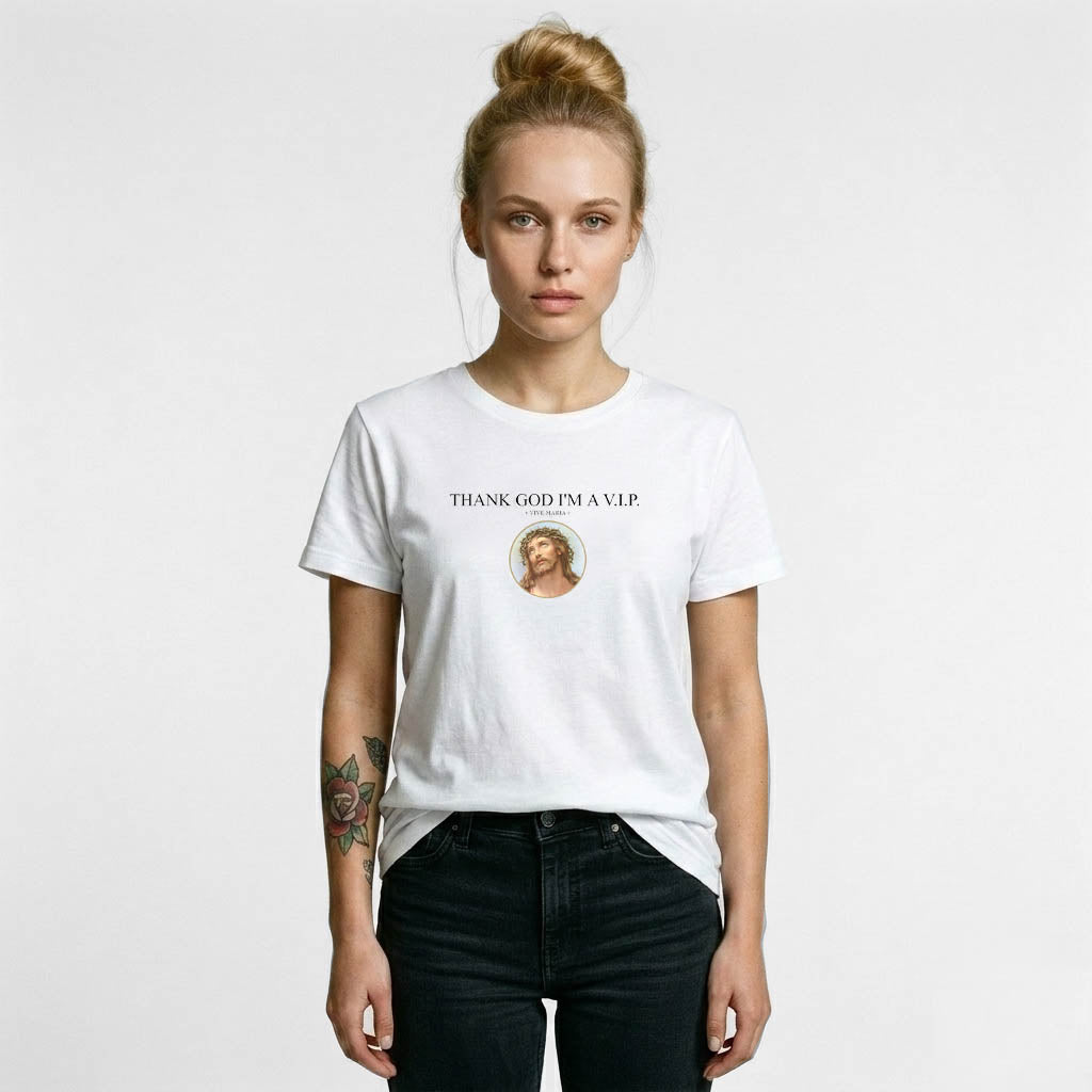 Thank God VIP basic shirt white