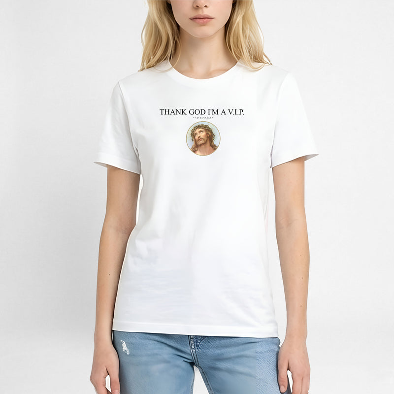 Thank God VIP basic shirt white