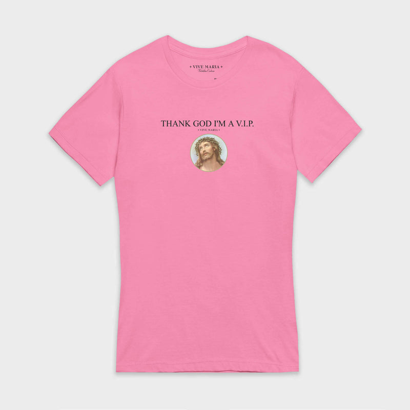 Thank God VIP basic shirt pink