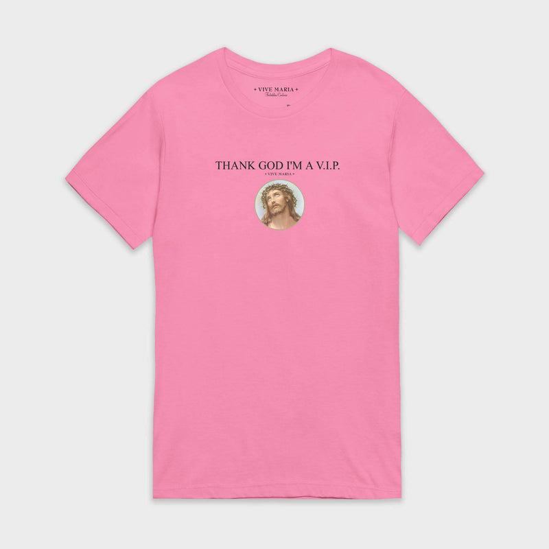Thank God VIP basic shirt pink
