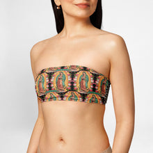 Virgen de Guadalupe bandeau bikini top