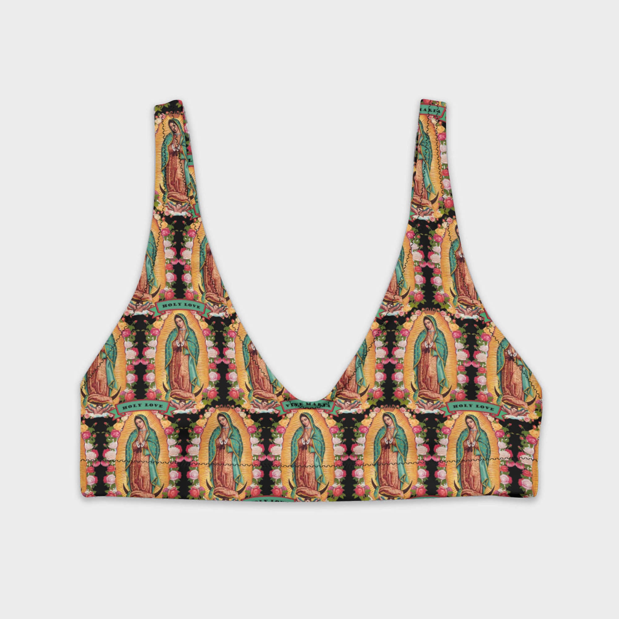 Virgen de Guadalupe Bikini Top