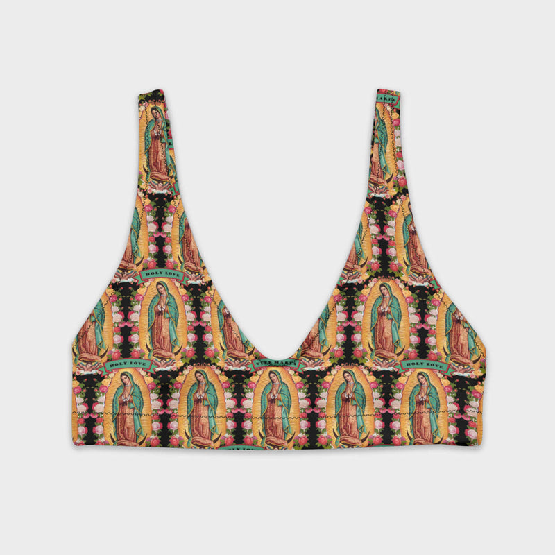 Virgen de Guadalupe Bikini Top