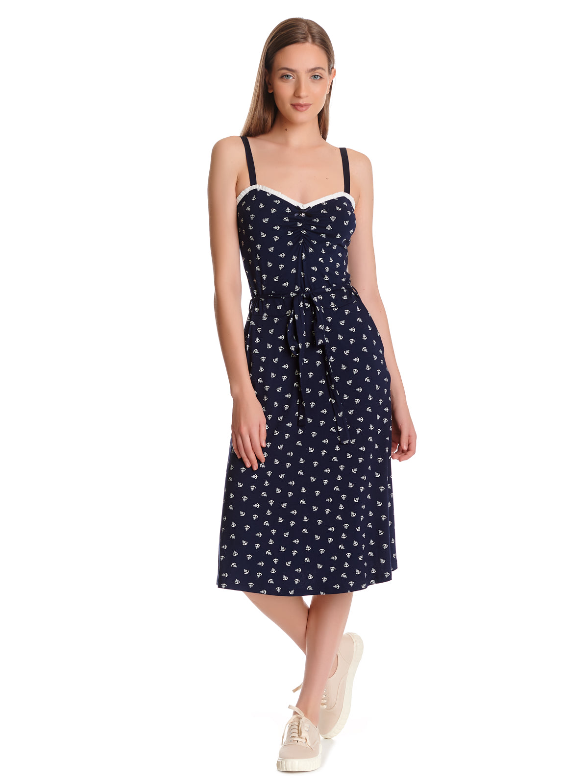 Vive Maria Belle Mer Damen Trägerkleid blau allover
