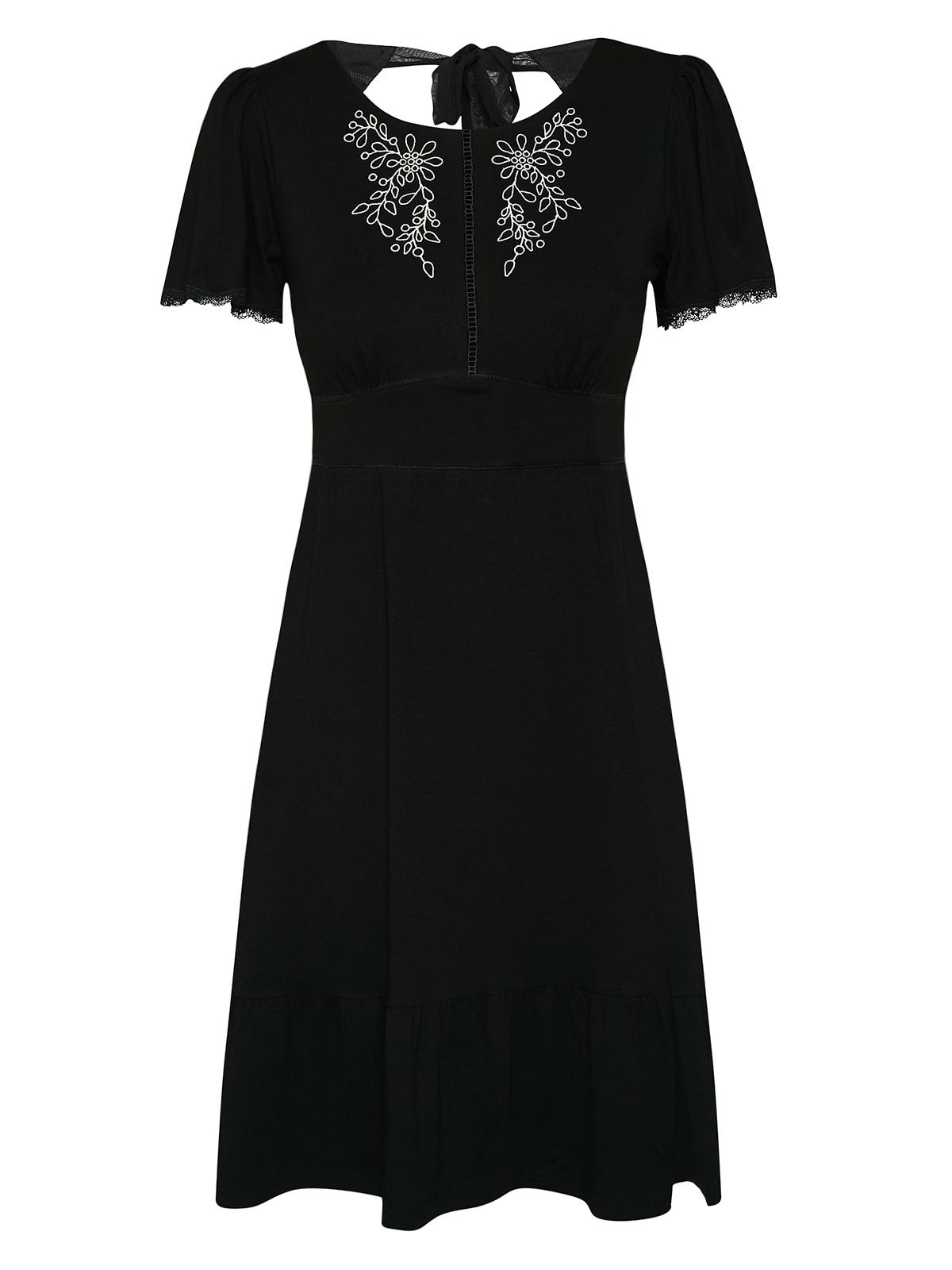 Vive Maria Chez Marie Damen A-Linien-Kleid schwarz