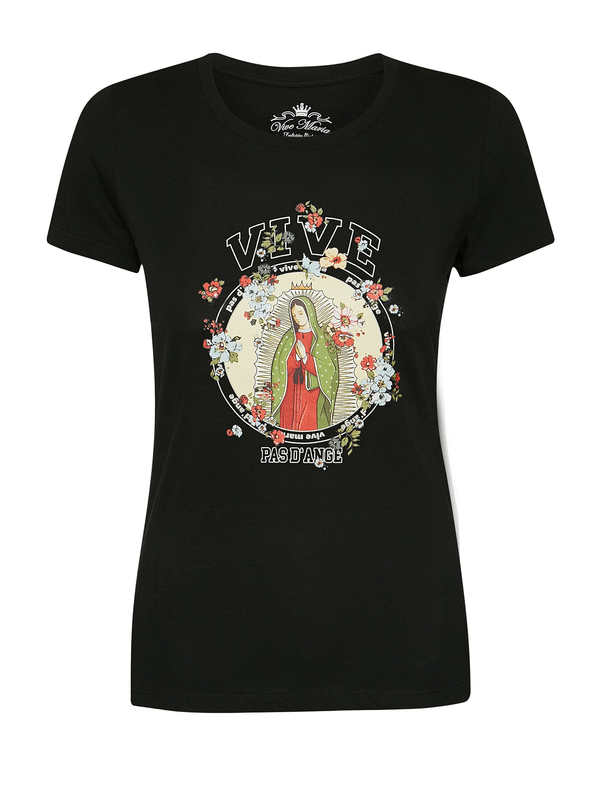 Vive Maria College Maria Damen T-Shirt schwarz