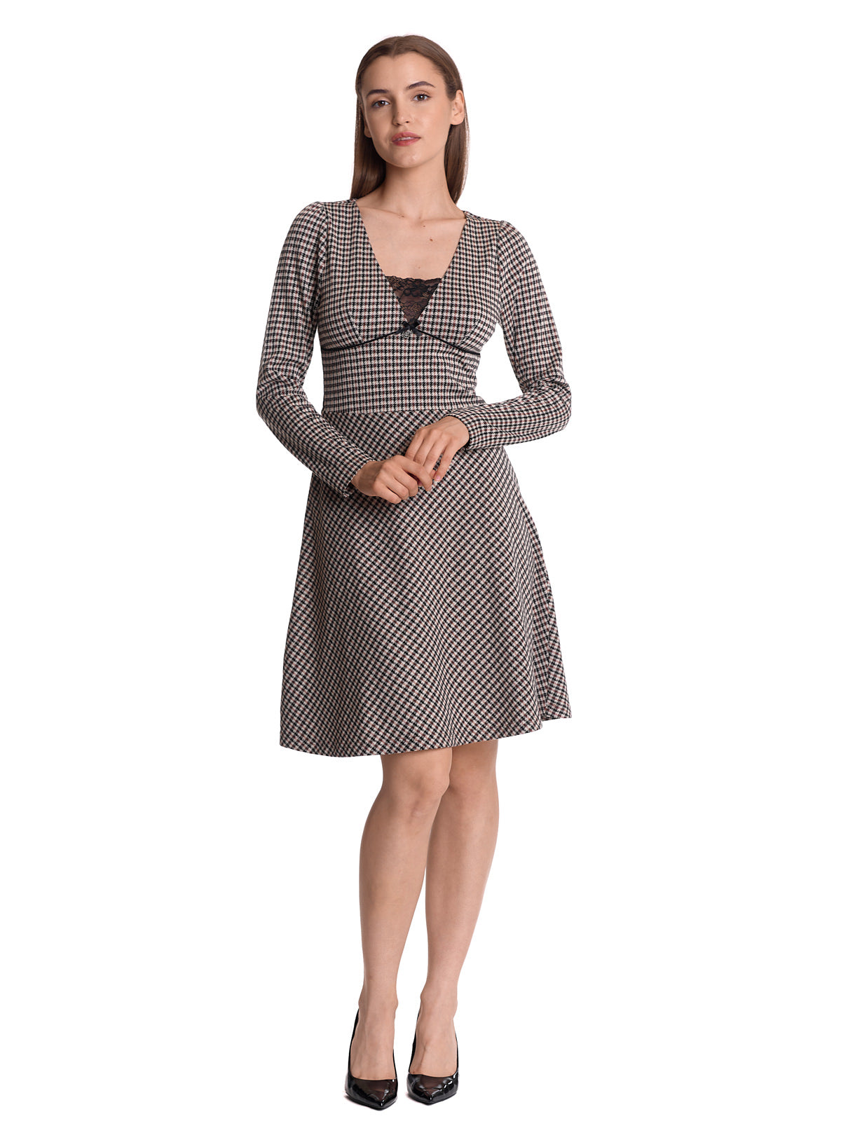Vive Maria Dandy Time Damen A-Linien-Kleid creme/allover