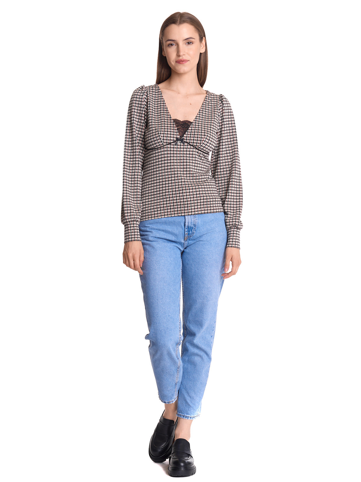 Vive Maria Dandy Time Damen Langarmshirt creme/allover