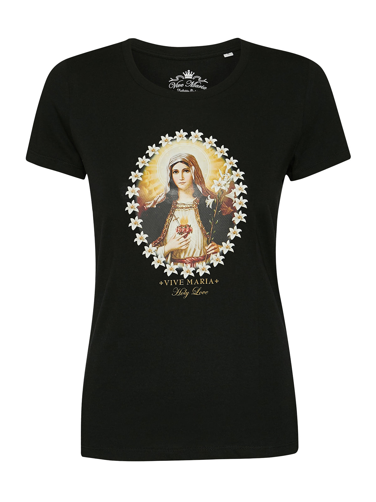 Vive Maria Holy Love Damen T-Shirt schwarz