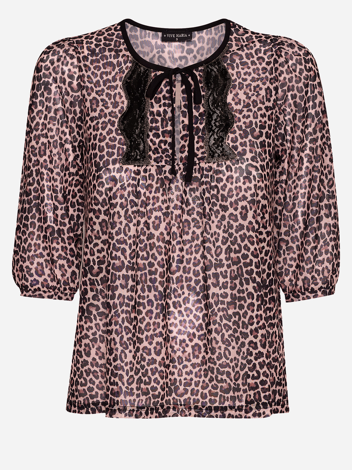 Vive Maria Romantic Leo Damen Schlupfbluse leo