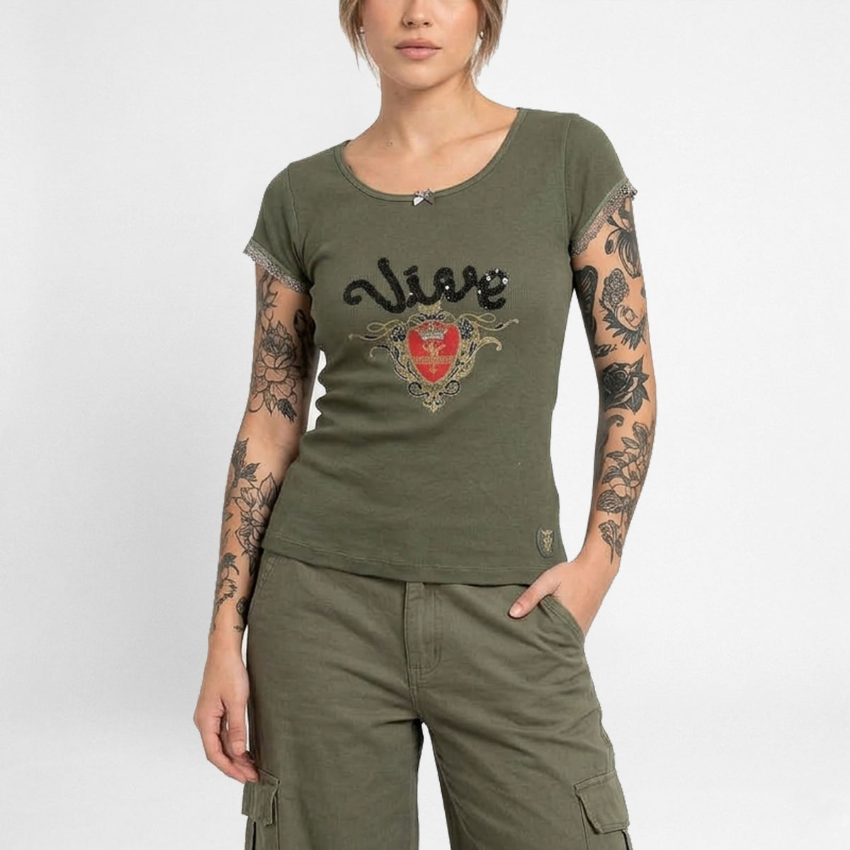 Vive le coeur Rippshirt One of One Size S