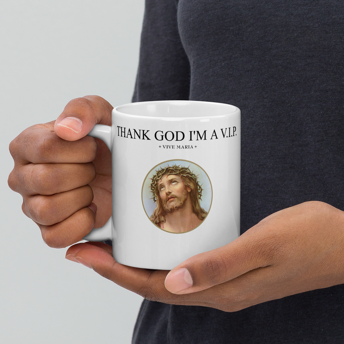 Thank God I'm a VIP glossy mug